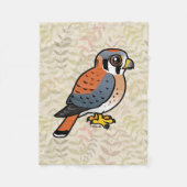 Birdorable American Kestrel Fleece Deken (Voorkant)