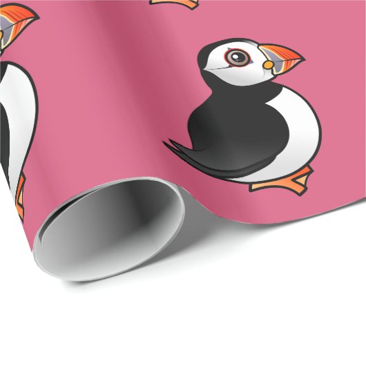 Birdorable Atlantic Puffin Cadeaupapier (Rol Hoek)