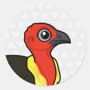 Birdorable Australian Brushturkey Ronde Sticker