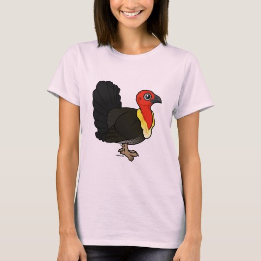 Birdorable Australian Brushturkey T-shirt (Voorkant)