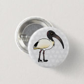 Birdorable Australian Ibis Ronde Button 3,2 Cm (Voorkant /achterkant)