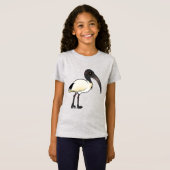 Birdorable Australian Ibis T-shirt (Voorkant volledig)