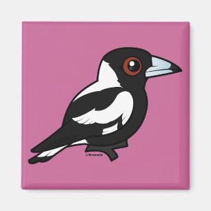 Birdorable Australian Magpie Magneet