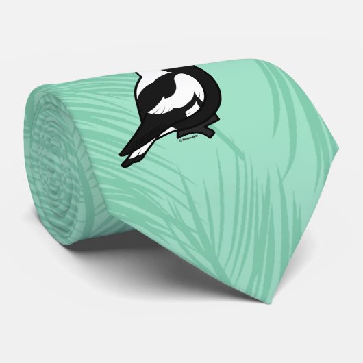 Birdorable Australian Magpie Stropdas (Opgerold)