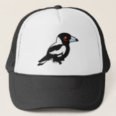 Birdorable Australian Magpie Trucker Pet (Voorkant)