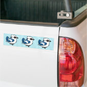 Birdorable Azure Tit Bumpersticker (Op Truck)