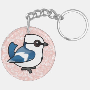 Birdorable Azure Tit Sleutelhanger