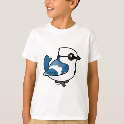 Birdorable Azure Tit T-shirt (Voorkant)