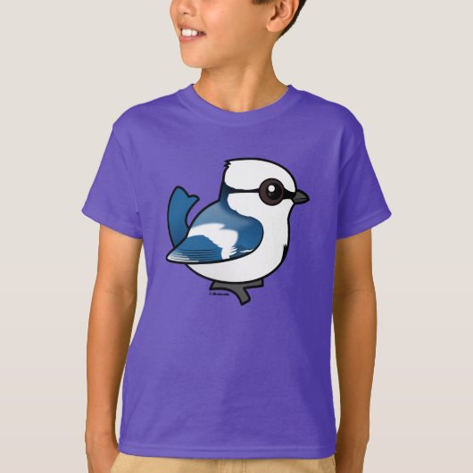 Birdorable Azure Tit T-shirt (Voorkant)