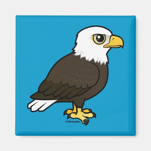 Birdorable Bald Eagle Magneet (Voorkant)
