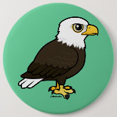 Birdorable Bald Eagle Ronde Button 6,0 Cm (Voorkant)