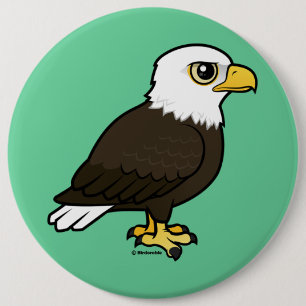 Birdorable Bald Eagle Ronde Button 6,0 Cm