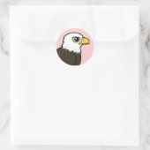 Birdorable Bald Eagle Ronde Sticker (Tas)
