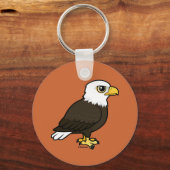 Birdorable Bald Eagle Sleutelhanger (Achterkant)