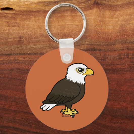 Birdorable Bald Eagle Sleutelhanger (Voorkant)