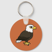 Birdorable Bald Eagle Sleutelhanger (Achterkant)
