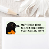 Birdorable Baltimore Oriole Etiket (Insitu)