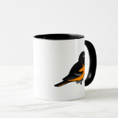 Birdorable Baltimore Oriole Mok (Voorkant rechts)