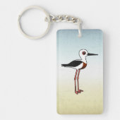 Birdorable Banded Stilt Sleutelhanger (Voorkant)