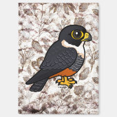 Birdorable Bat Falcon Schattigee Cartoon Raptor Magneet (Voorkant)