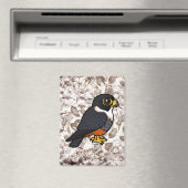 Birdorable Bat Falcon Schattigee Cartoon Raptor Magneet (Insitu (Vaatwasser))
