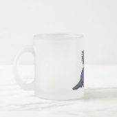 Birdorable Belted Kingfisher (mannelijk) Matglas Koffiemok (Links)