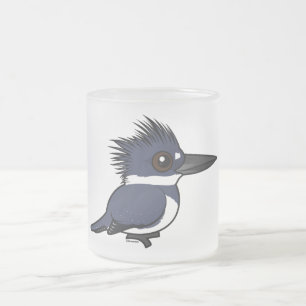 Birdorable Belted Kingfisher (mannelijk) Matglas Koffiemok