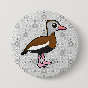 Birdorable Black-bellied Whistling Duck Ronde Button 7,6 Cm