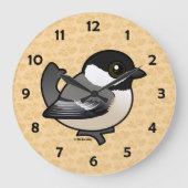 Birdorable Black-capped Chickadee Grote Klok (Voorkant)