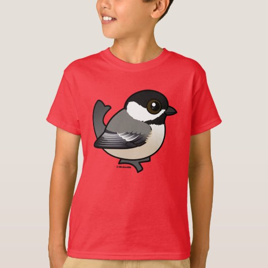 Birdorable Black-capped Chickadee T-shirt (Voorkant)