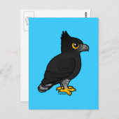 Birdorable Black Hawk-Eagle Briefkaart (Voorkant / Achterkant)