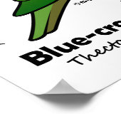 Birdorable Blue-crowned Conure Statistics Poster (Hoek)