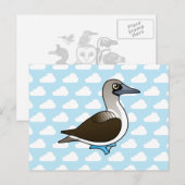 Birdorable Blue-footed Booby Briefkaart (Voorkant / Achterkant)
