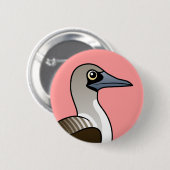 Birdorable Blue-footed Booby Ronde Button 5,7 Cm (Voorkant /achterkant)