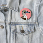 Birdorable Blue-footed Booby Ronde Button 5,7 Cm (In situ)