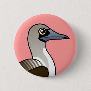 Birdorable Blue-footed Booby Ronde Button 5,7 Cm