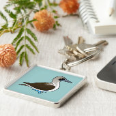 Birdorable Blue-footed Booby Sleutelhanger (Zijkant)