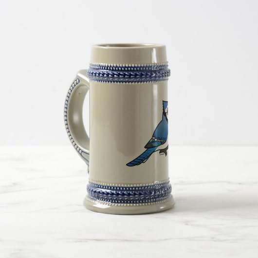 Birdorable Blue Jay Bierpul (Voorkant links)