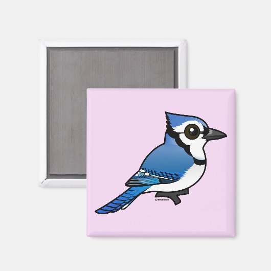 Birdorable Blue Jay Magneet (Voorkant / Achterkant)