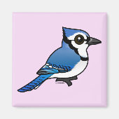 Birdorable Blue Jay Magneet (Voorkant)