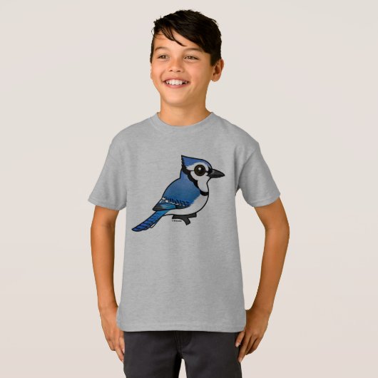 Birdorable Blue Jay T-shirt (Voorkant volledig)