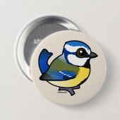 Birdorable Blue Tit Ronde Button 7,6 Cm (Voorkant /achterkant)