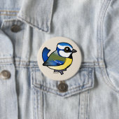 Birdorable Blue Tit Ronde Button 7,6 Cm (In situ)
