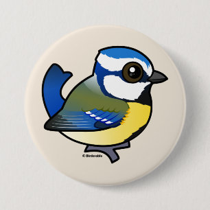 Birdorable Blue Tit Ronde Button 7,6 Cm