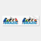Birdorable Brazilië Bumpersticker (Voorkant)