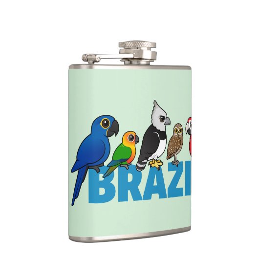Birdorable Brazilië Heupfles (Rechts)