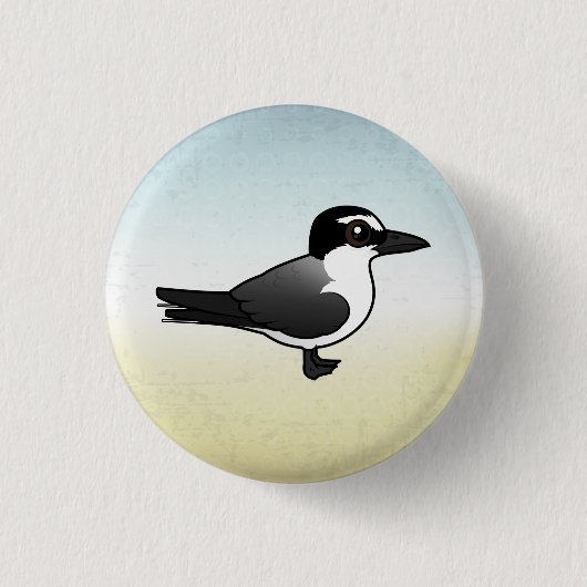 Birdorable Bridled Tern Ronde Button 3,2 Cm (Voorkant)