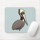 Birdorable Brown Pelican Muismat (Met muis)