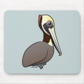 Birdorable Brown Pelican Muismat (Voorkant)