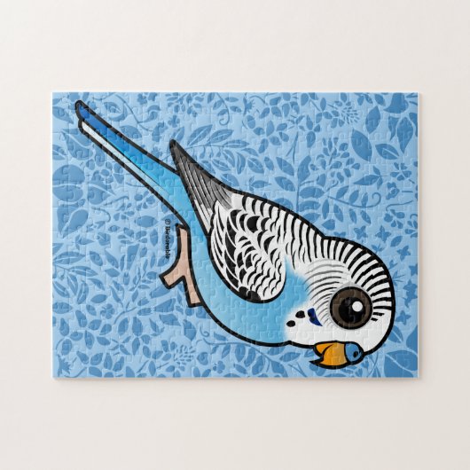 Birdorable Budgie Blue Legpuzzel (Horizontaal)